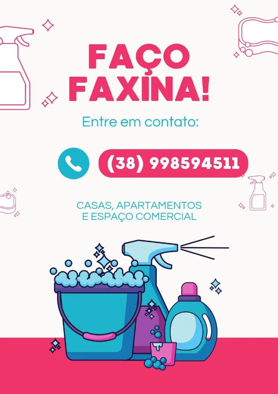 Faço faxina 