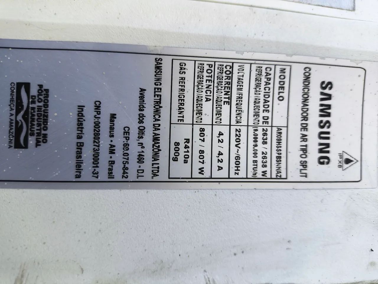 Ar condicionado Samsung inverter 9000btu quente e frio  - Foto 3