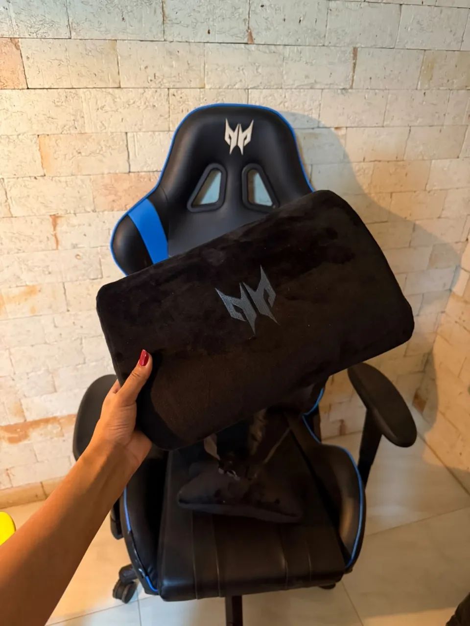 CADEIRA GAMER ACER PREDATOR - PRATICAMENTE SEM USO - Foto 3