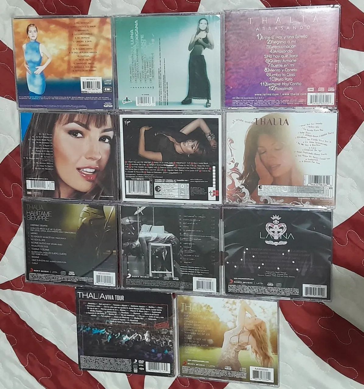 Kit com 11 CDs Thalía - Foto 2