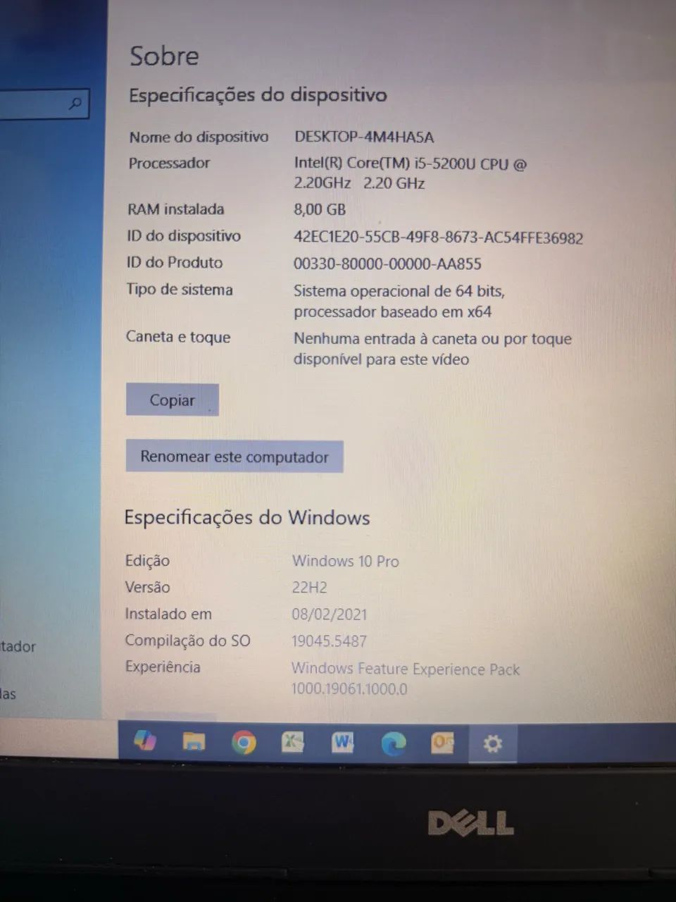 Notebook Dell - Core i5 - 8G - 1tera byte  - Foto 5