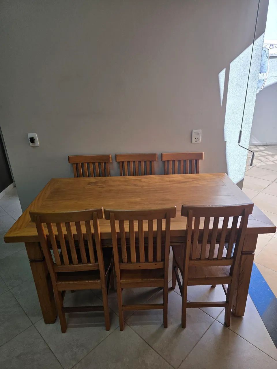 Mesa rústica novíssima! - Foto 4