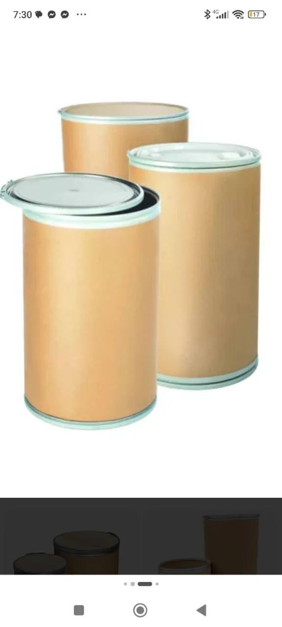 Tambor barril de papel kraft industrial