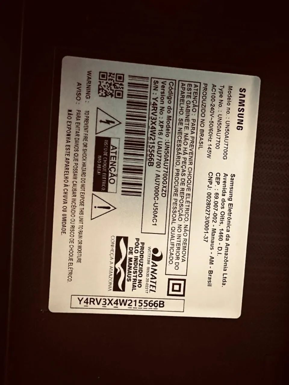 TV Samsung Smart 4k 50 polegadas - Foto 4
