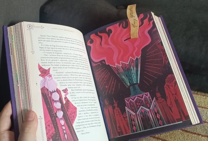 Harry Potter (Livros 1 ao 4) - Capa dura, ilustrado e interativo  - Foto 5
