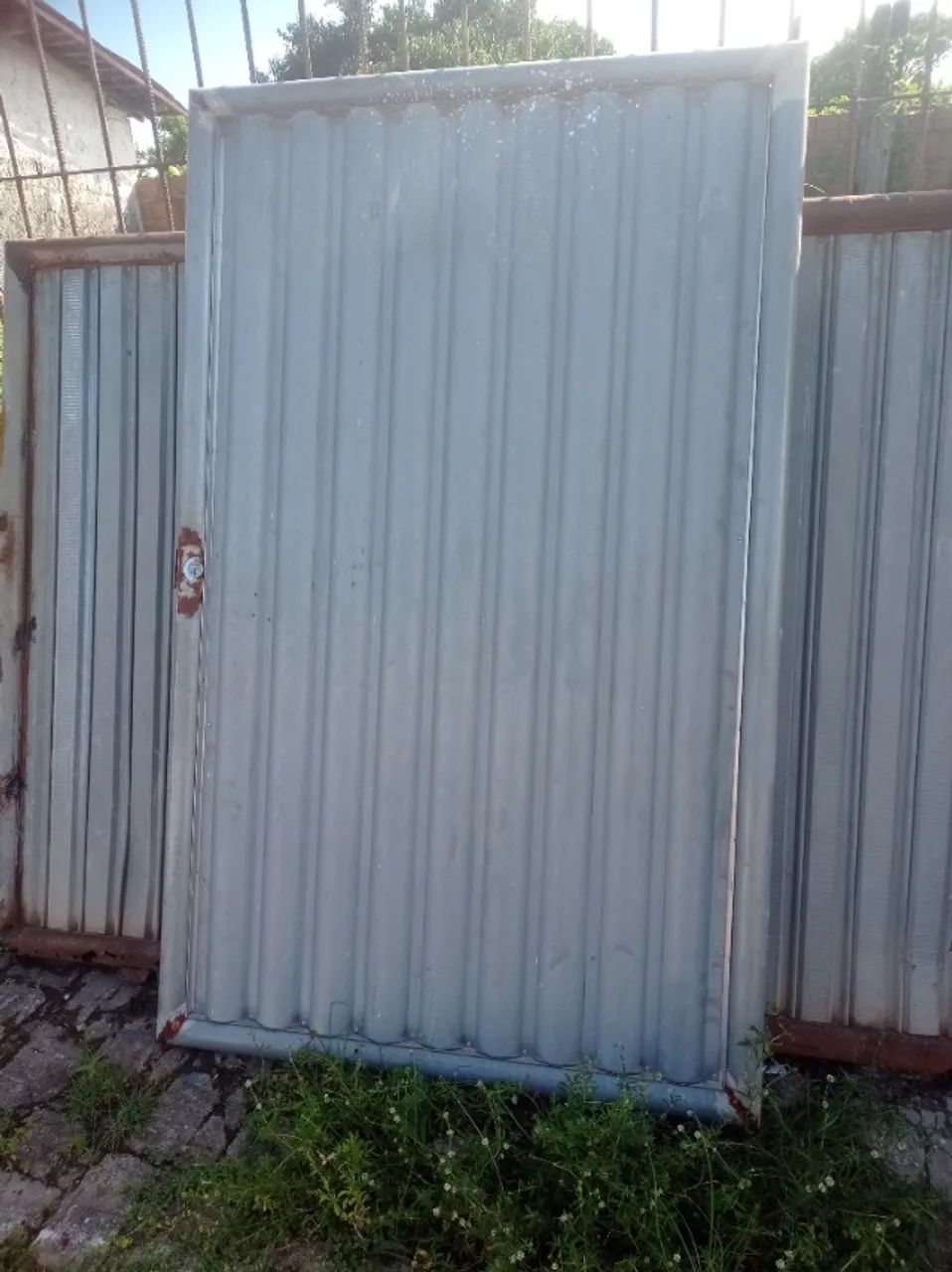 portao lamera galvanizada
