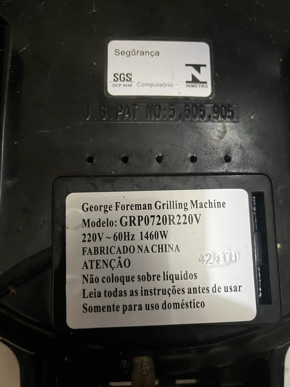 grill george foreman vermelho - Foto 2