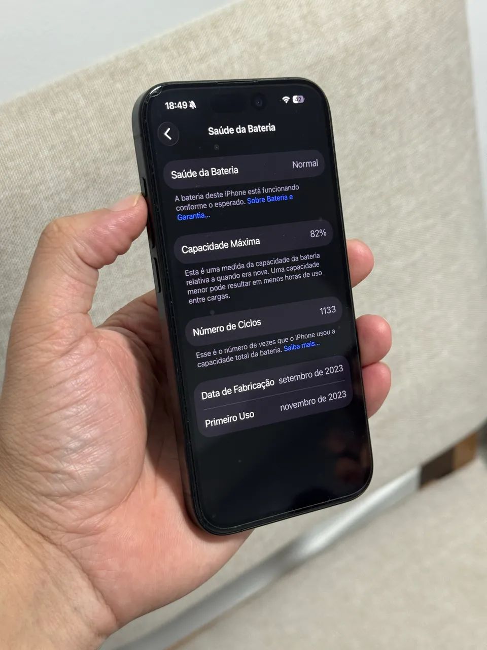iPhone 15 pro 128gb IMPECÁVEL!! - Foto 4