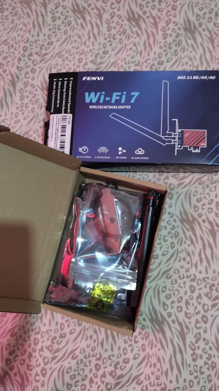 Placa Wi-Fi 7 5g Bluetooth 5.4 para Intel  - Foto 3