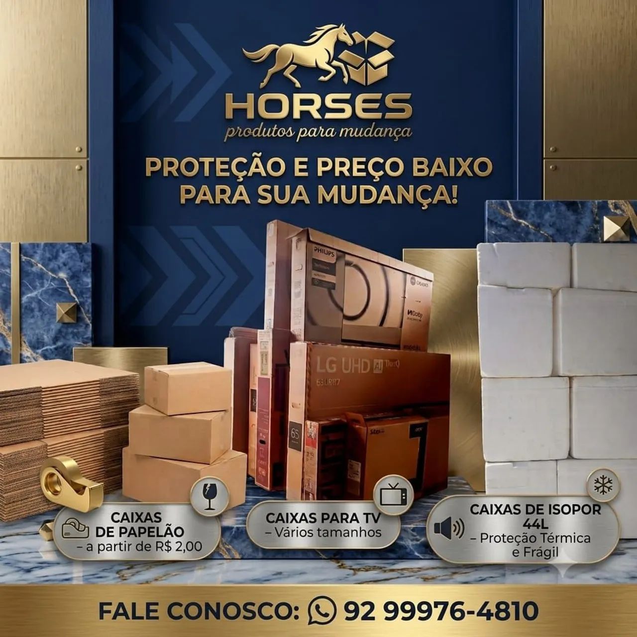 CAIXAS DE PAPELÃO 