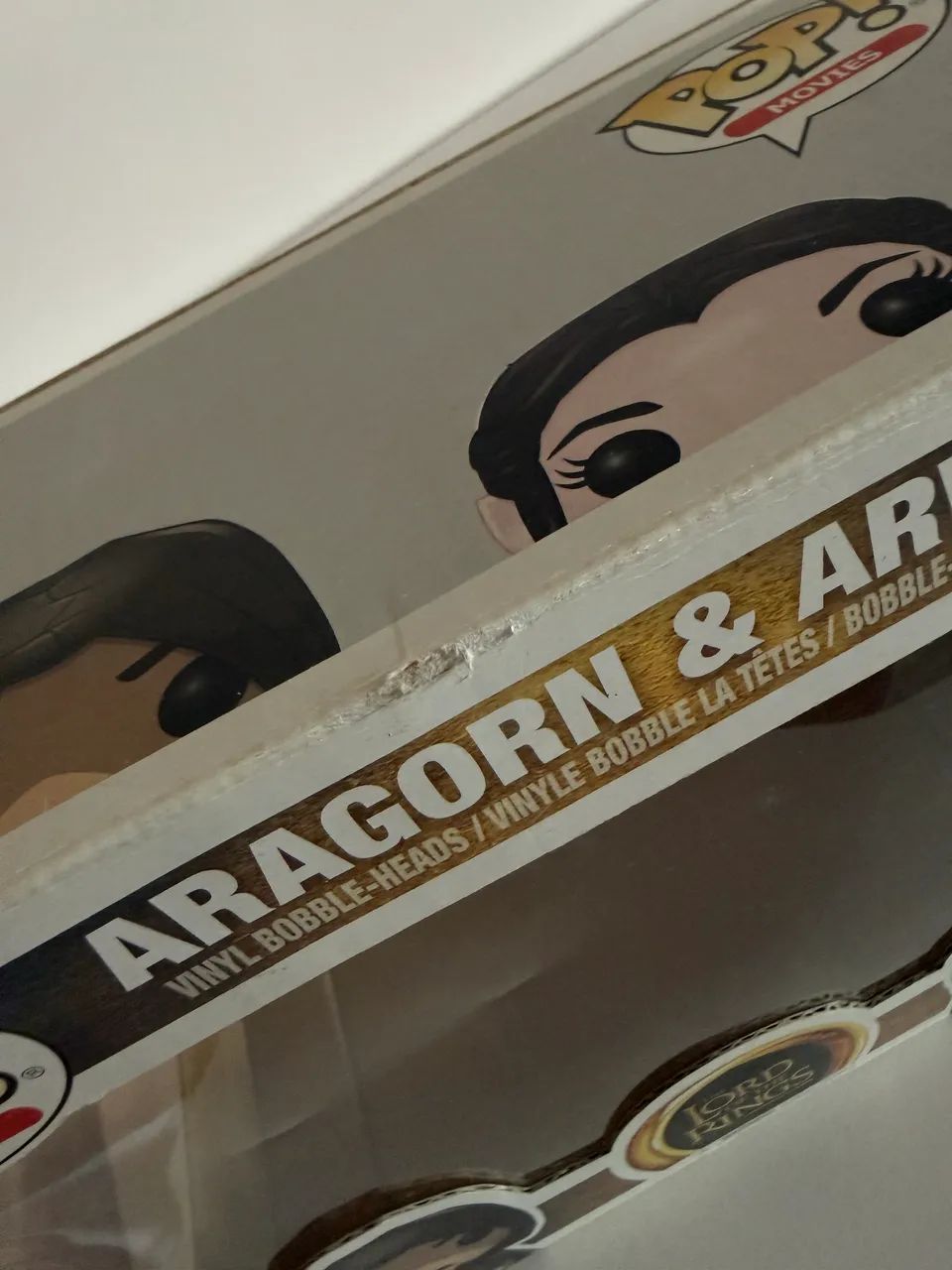 Caixa Funko Pop Aragorn & Arwen 2 pack sem blister  - Foto 5
