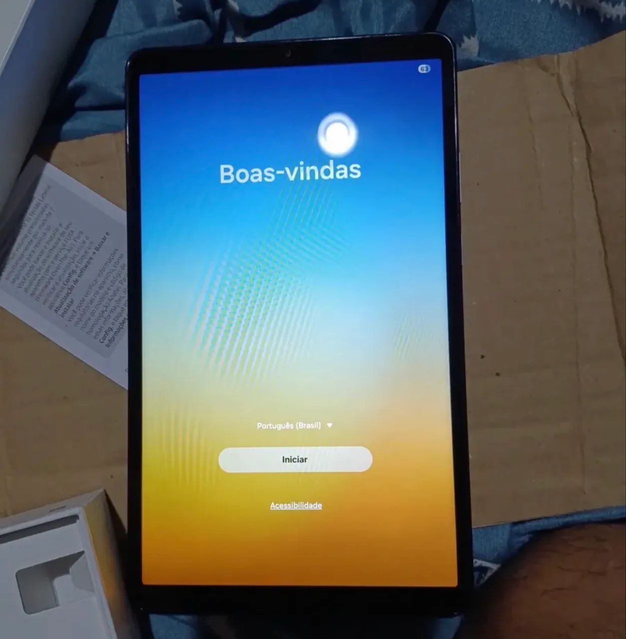 Galaxy Tab A11, 64gb, 4gb com teclado e capinha magnética junto 
