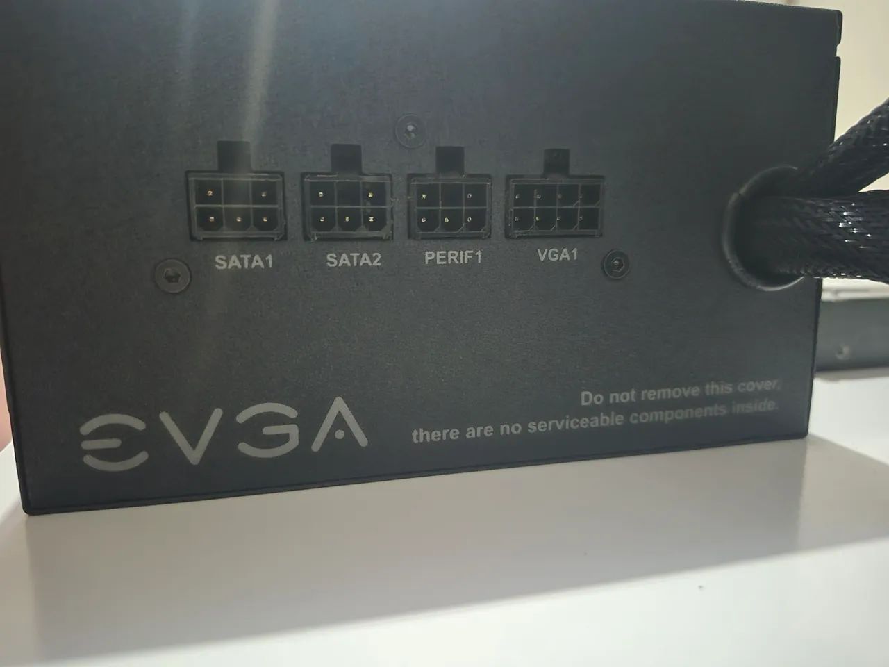 Fonte 600w EVGA 600bq 80plus  - Foto 2