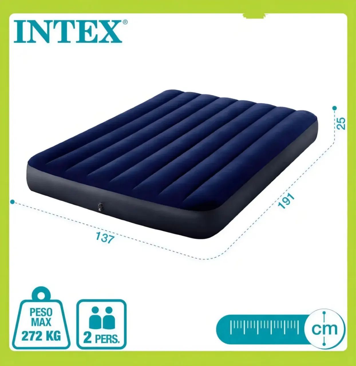 COLCHÃO CASAL INFLÁVEL INTEX (NOVÍSSIMO)