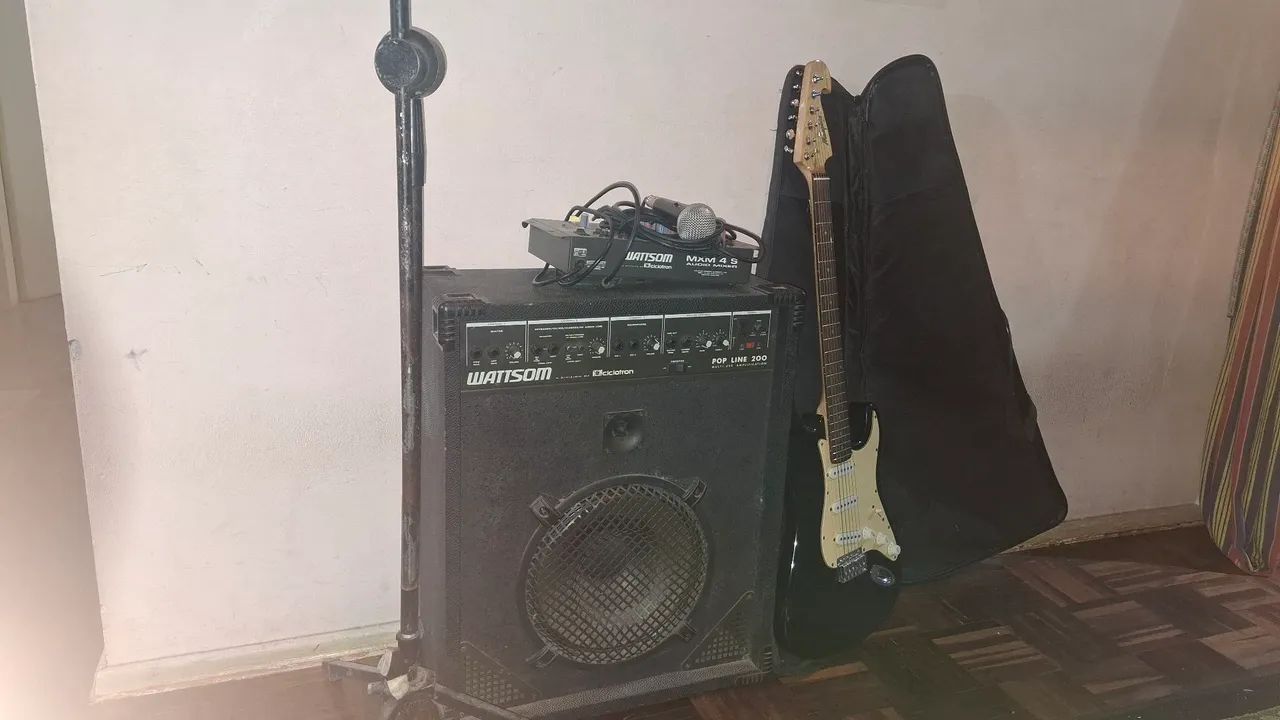 Guitarra e caixa de som - Foto 5