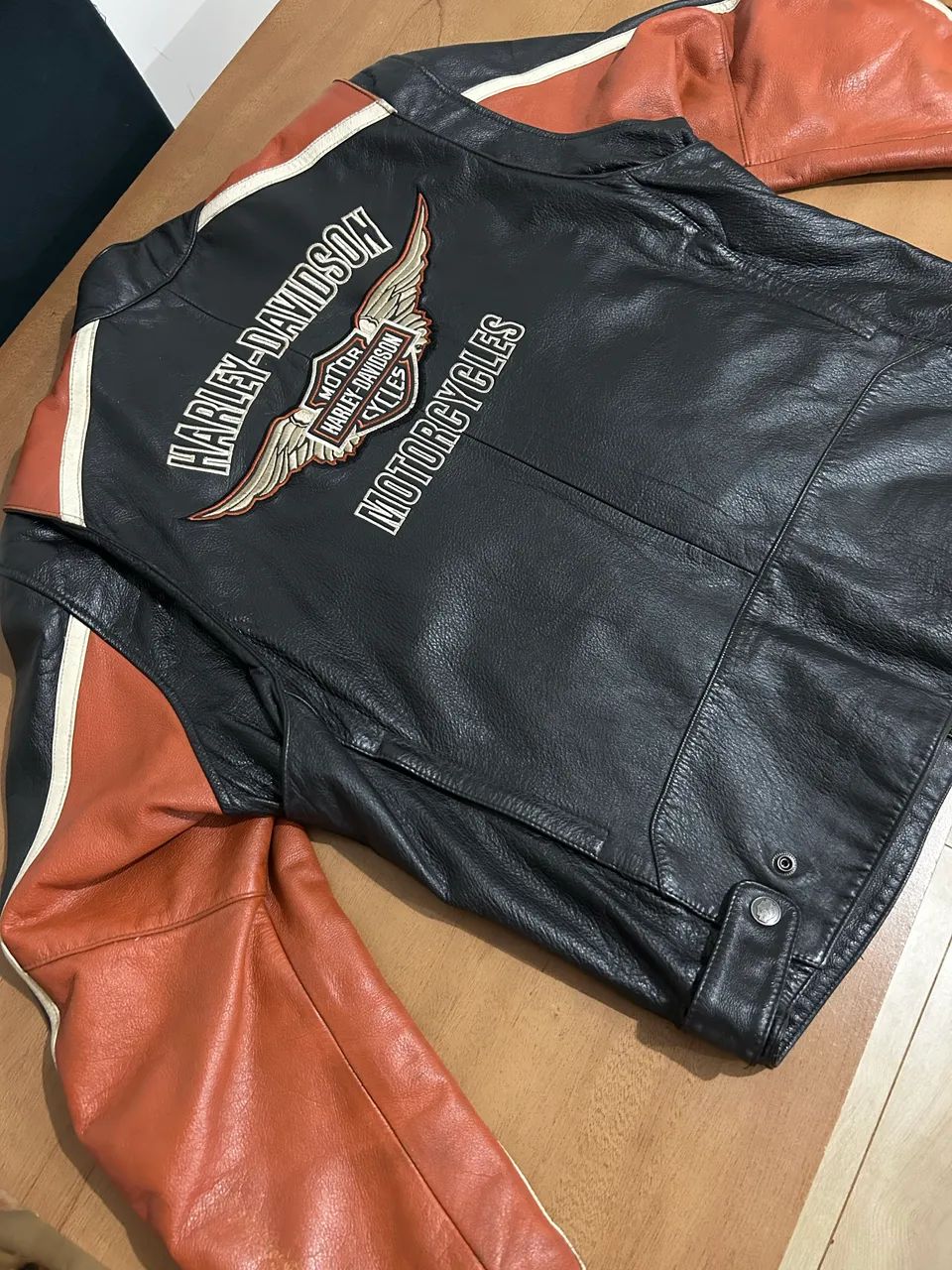 Jaqueta Couro Harley Davidson Vintage  - Foto 2