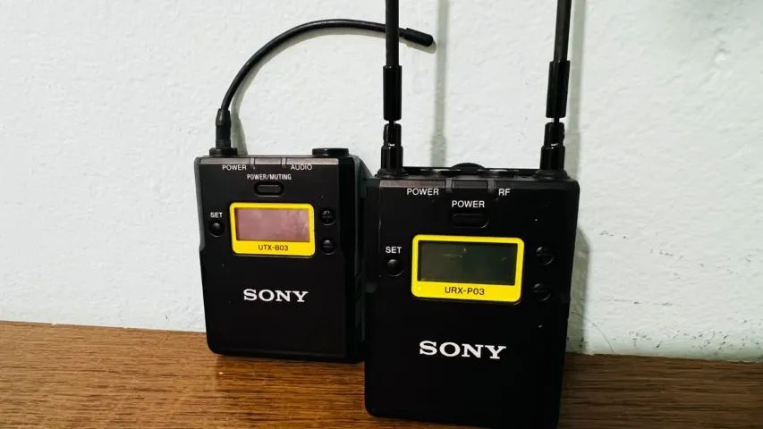 Microfone Sem Fio Sony UWP-D - URX-P03 - Semi-Novo - Microfones e