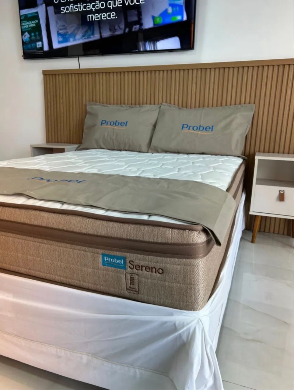 CAMA BOX MOLAS ENSACADAS SERENO QUEEN PROBEL NOVA!! - Foto 2