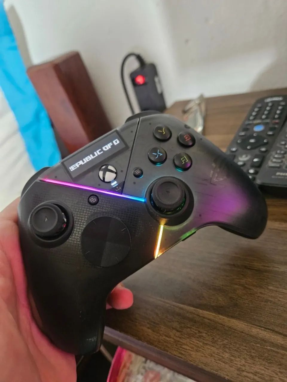 Controle Asus ROG Raikiri Pro - Peças e Acessórios de Vídeo Game