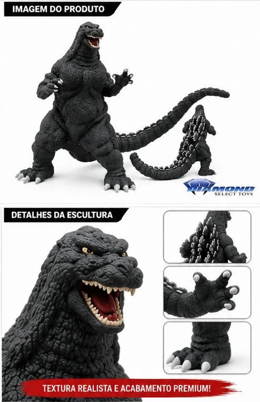 Cofre Godzilla Heisei - Diamond Select Toys - Foto 3