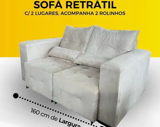 Mega promoção de sofá retrátil  - Foto 4