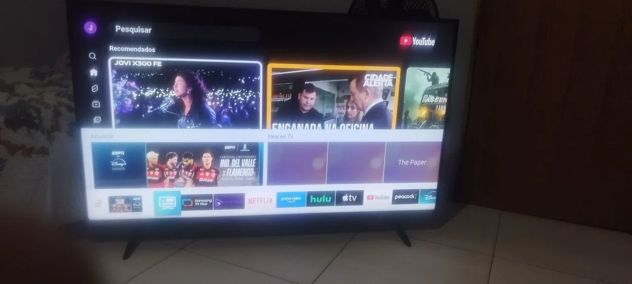 TV Samsung 55 polegadas 4k smart 