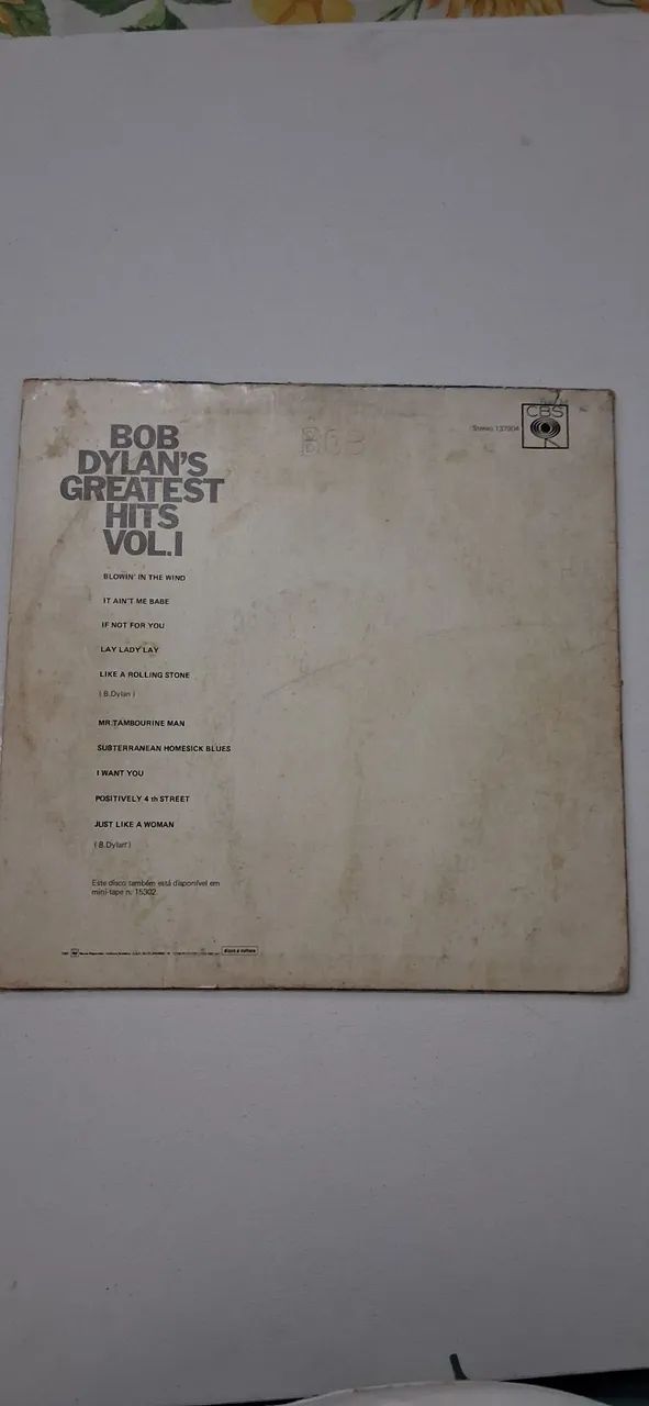 Lp bob dylan's greatest hits vol. 1 usado - Foto 2