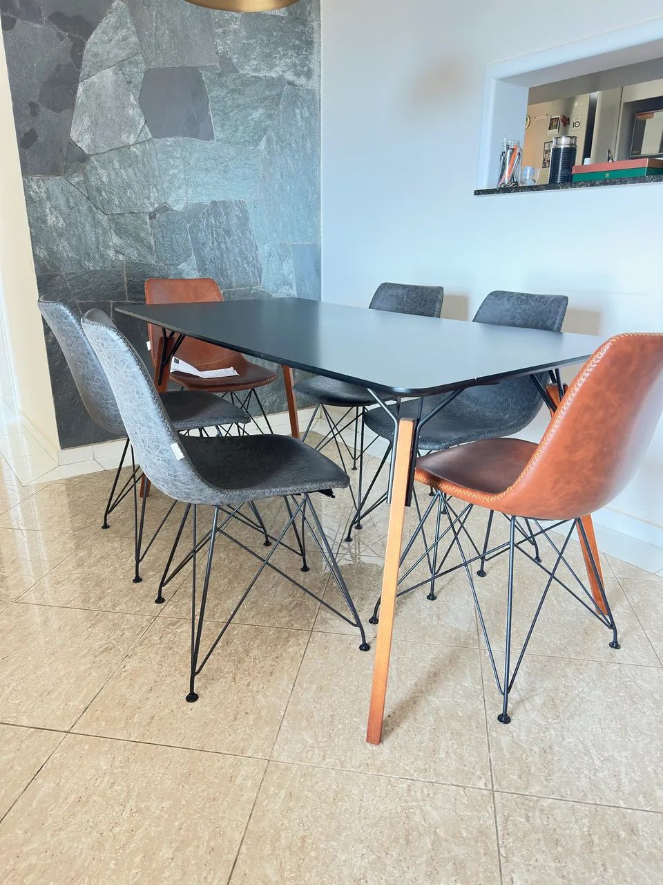 Conjunto de mesa e cadeiras Tok&Stok - Foto 2