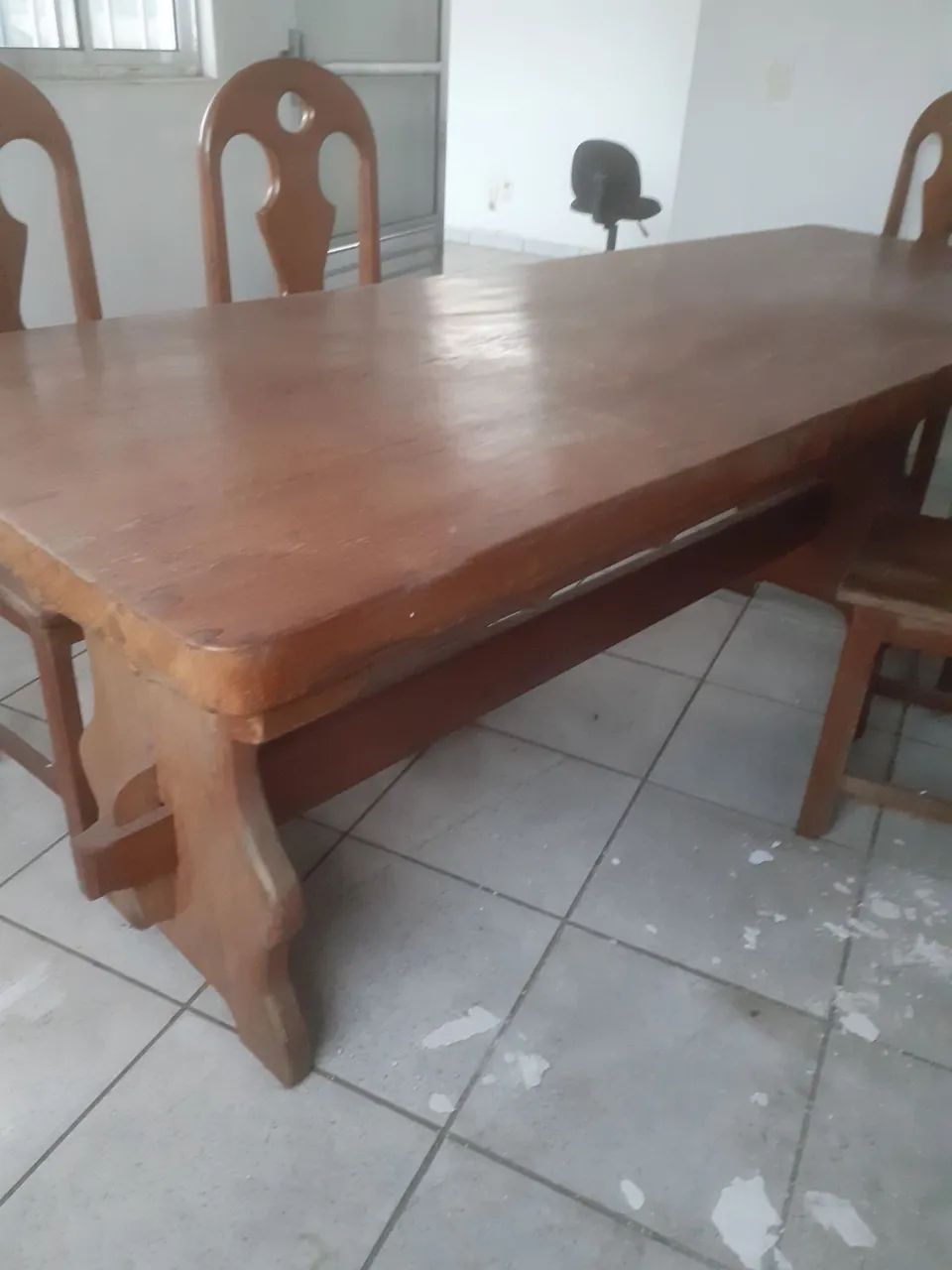 Mesa de jantar madeira maciça angelin - Foto 5