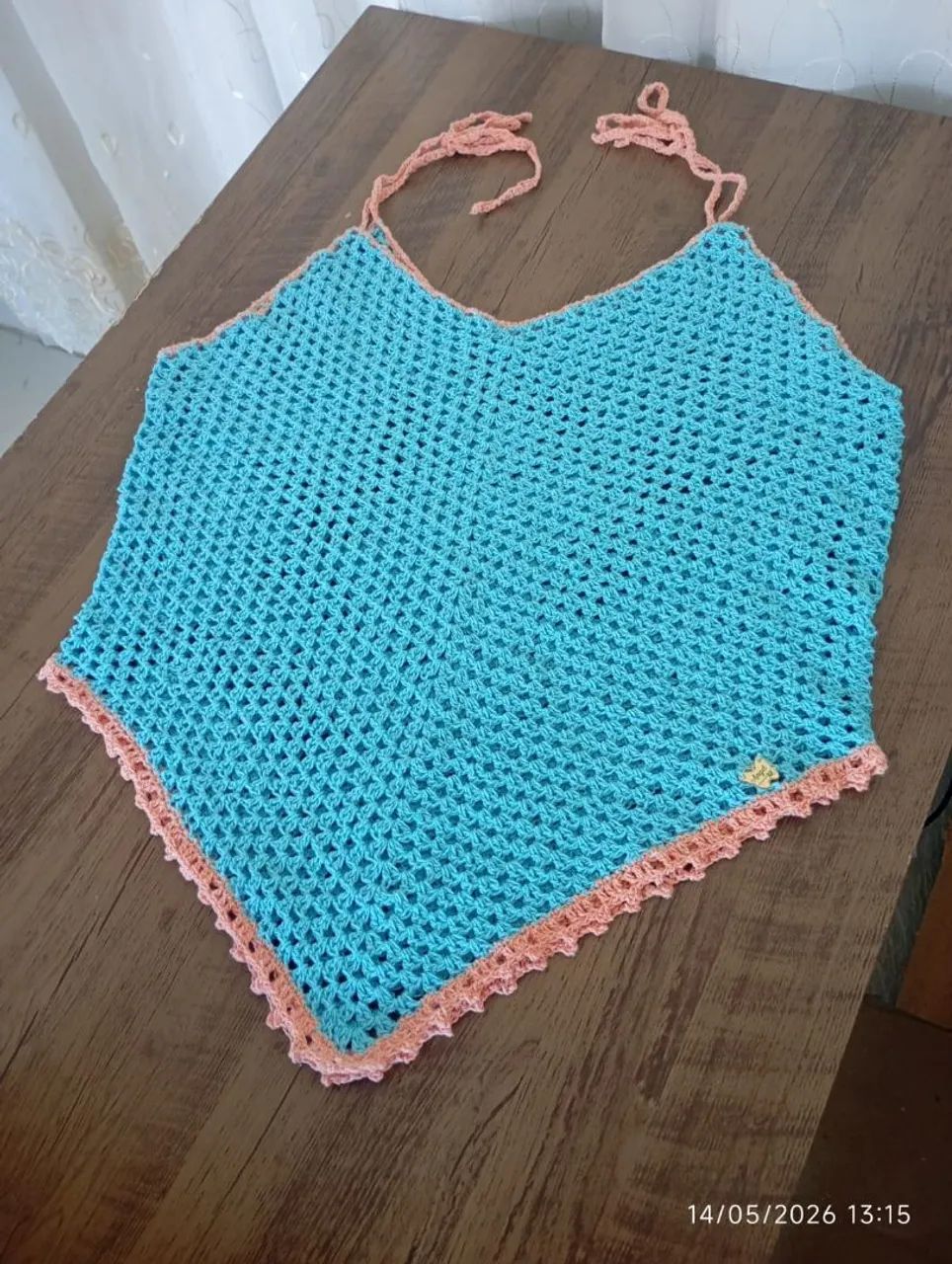 Blusa Regata de crochê  - Foto 4