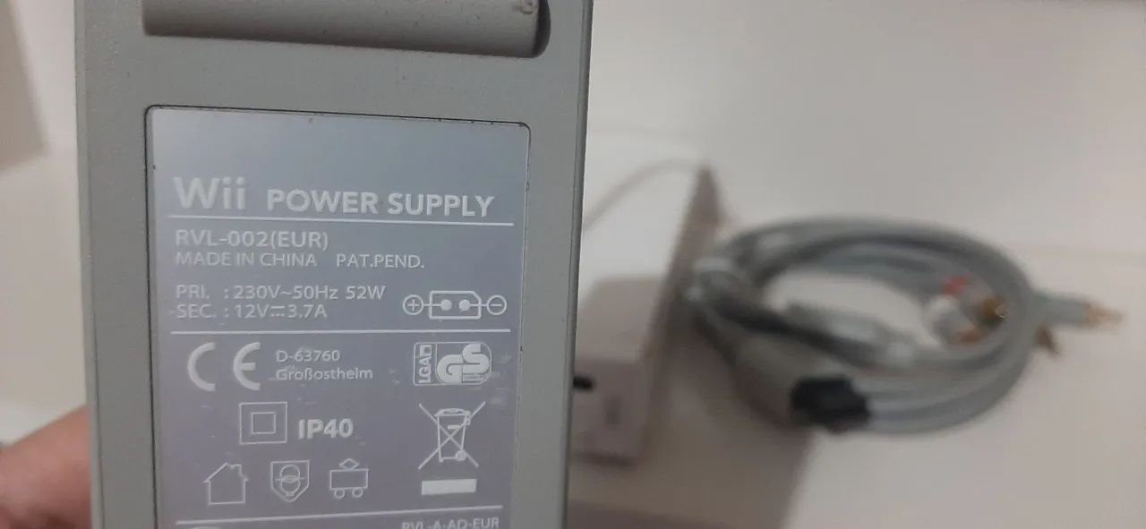 Nintendo Wii - Europeu - Com Fonte e Cabo Componente - Funcionando *Leia - Foto 5