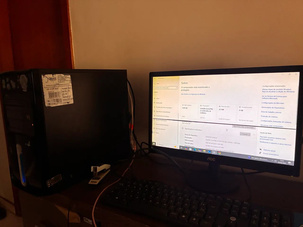 Computador Completo - barato pra vender rápido  - Foto 3