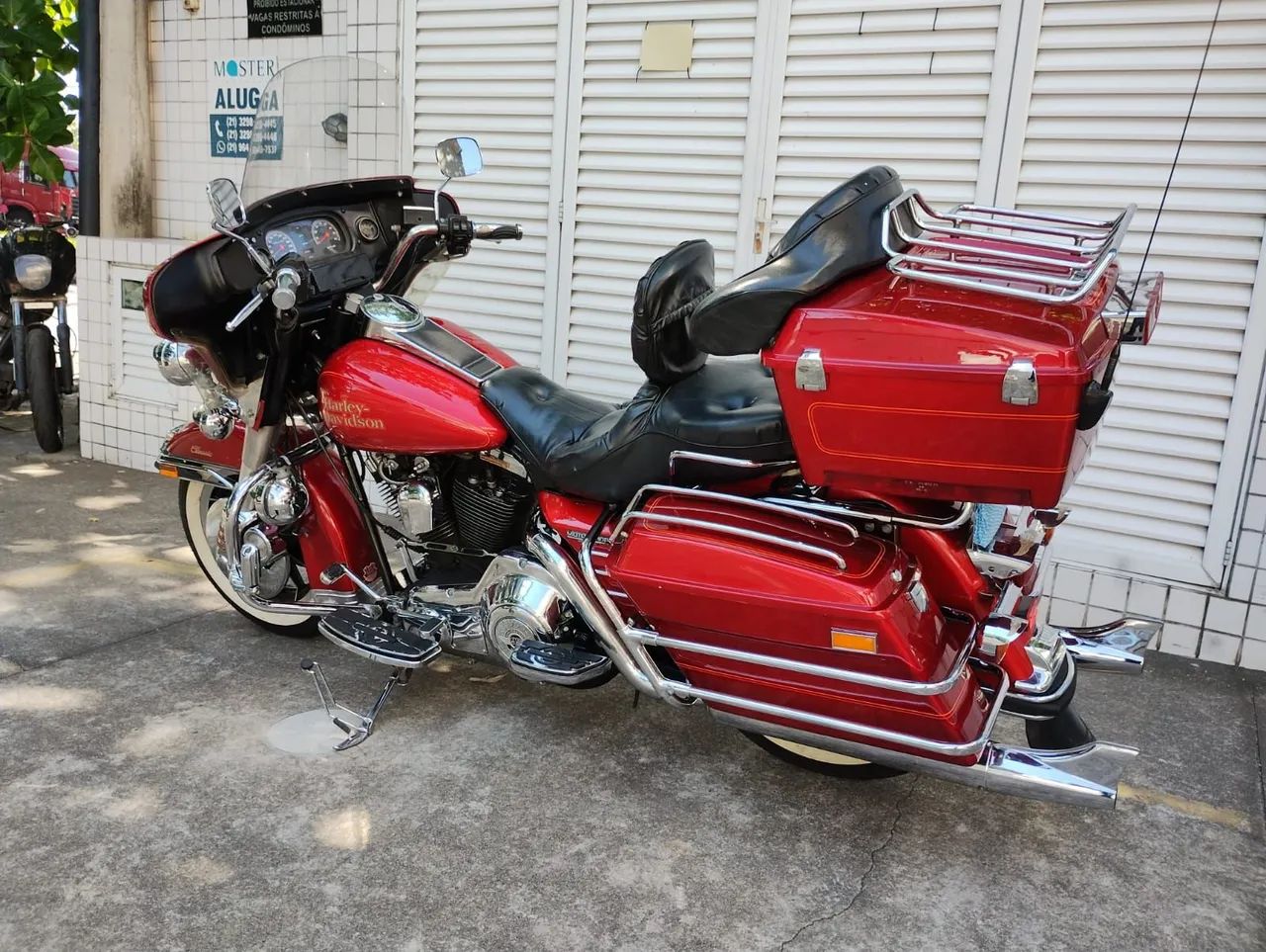 Electra Glide Classic Evolution 1991 placa preta de coleção  - Foto 9