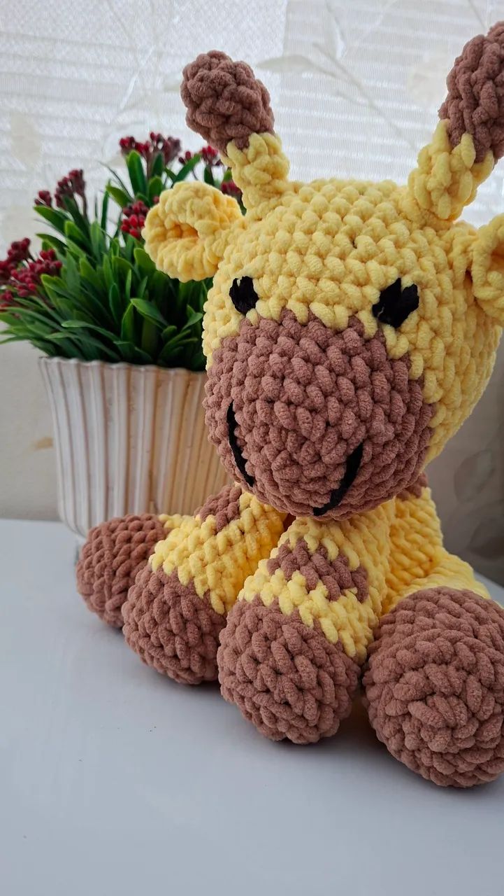 Girafinha Amigurumi crochê  - Foto 2