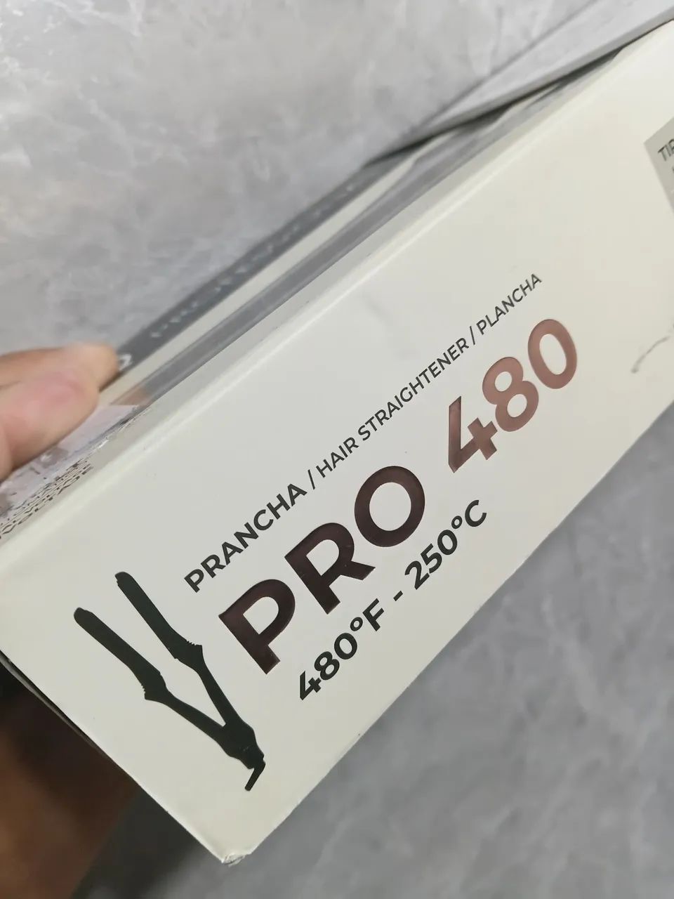 Prancha Profissional Chapinha MQ Pro 480º Titanium 