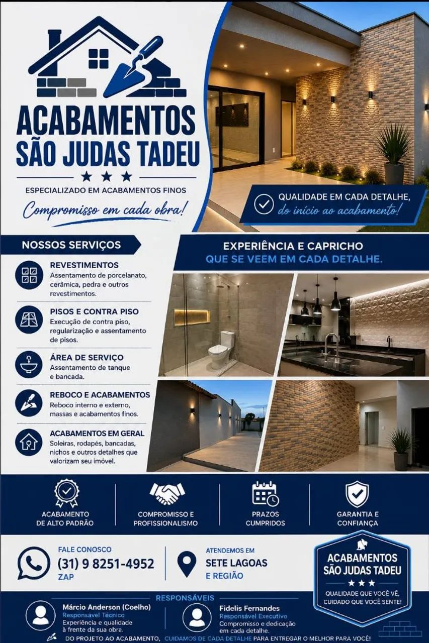 Acabamentos São judas tadeu