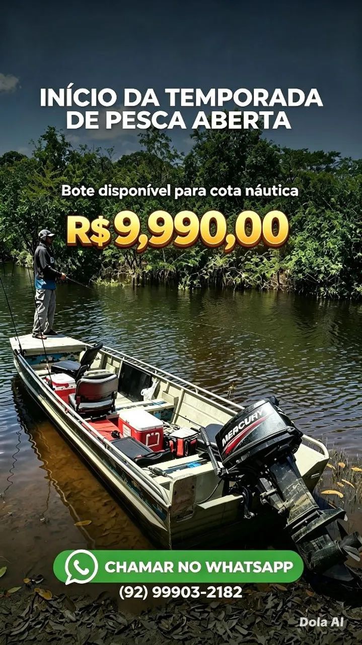 BOTE PESCA E PASSEIO