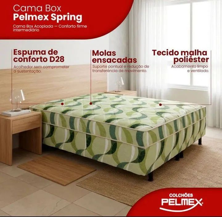 Cama box Queen pelmex  - Foto 4