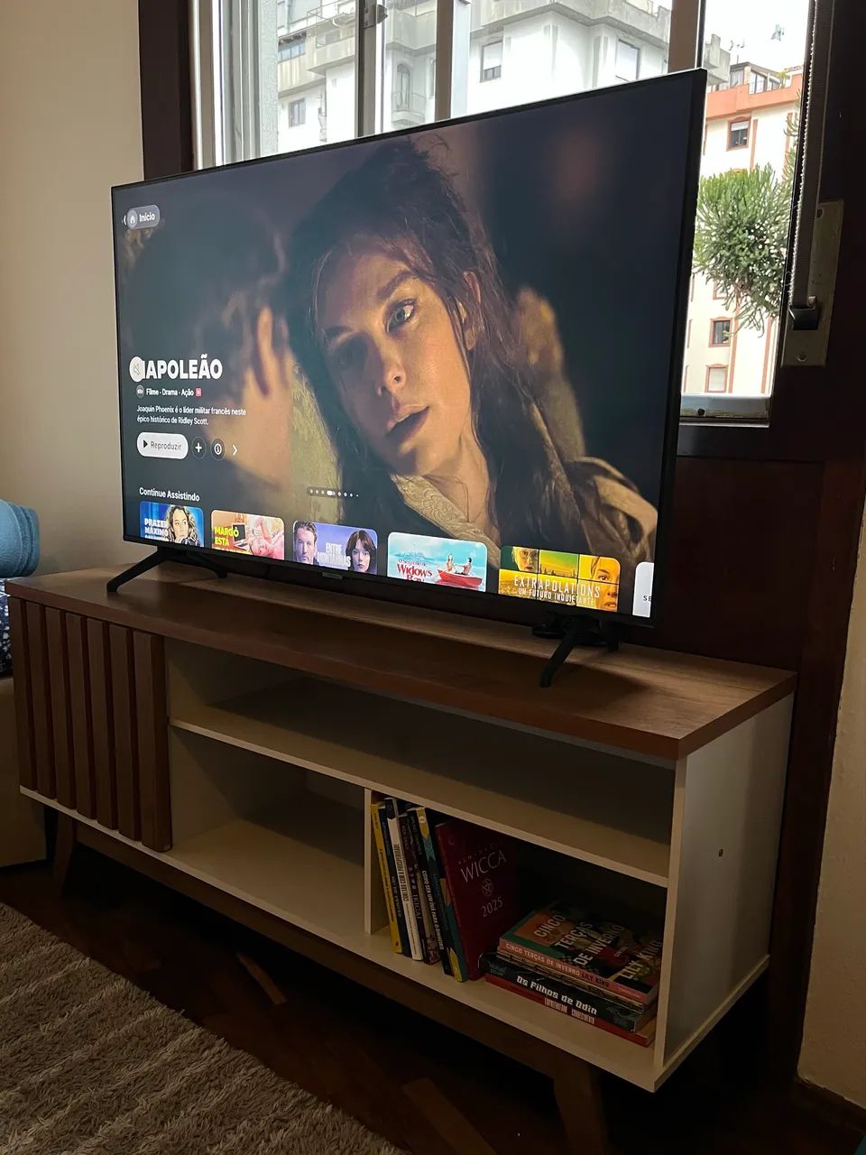 Tv smart Samsung 50 polegadas Cristal UHD 4k+rack - Foto 3