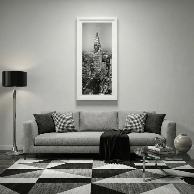 Quadro New York II Kapos 54cm X 27cm - P&B - Foto 2