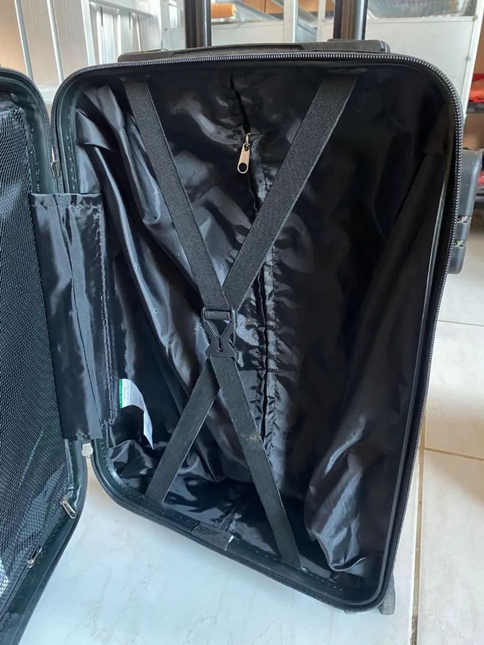 Mala de Bordo cor preto Seminova da Bagaggio  - Foto 4