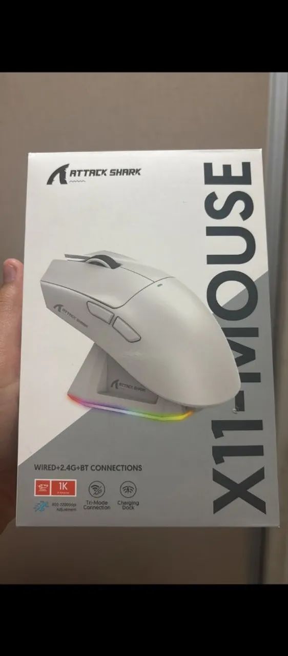 Eleve sua experiência de jogo com o mouse Attack Shark X11! Conectividade com o fio ,2.4G
