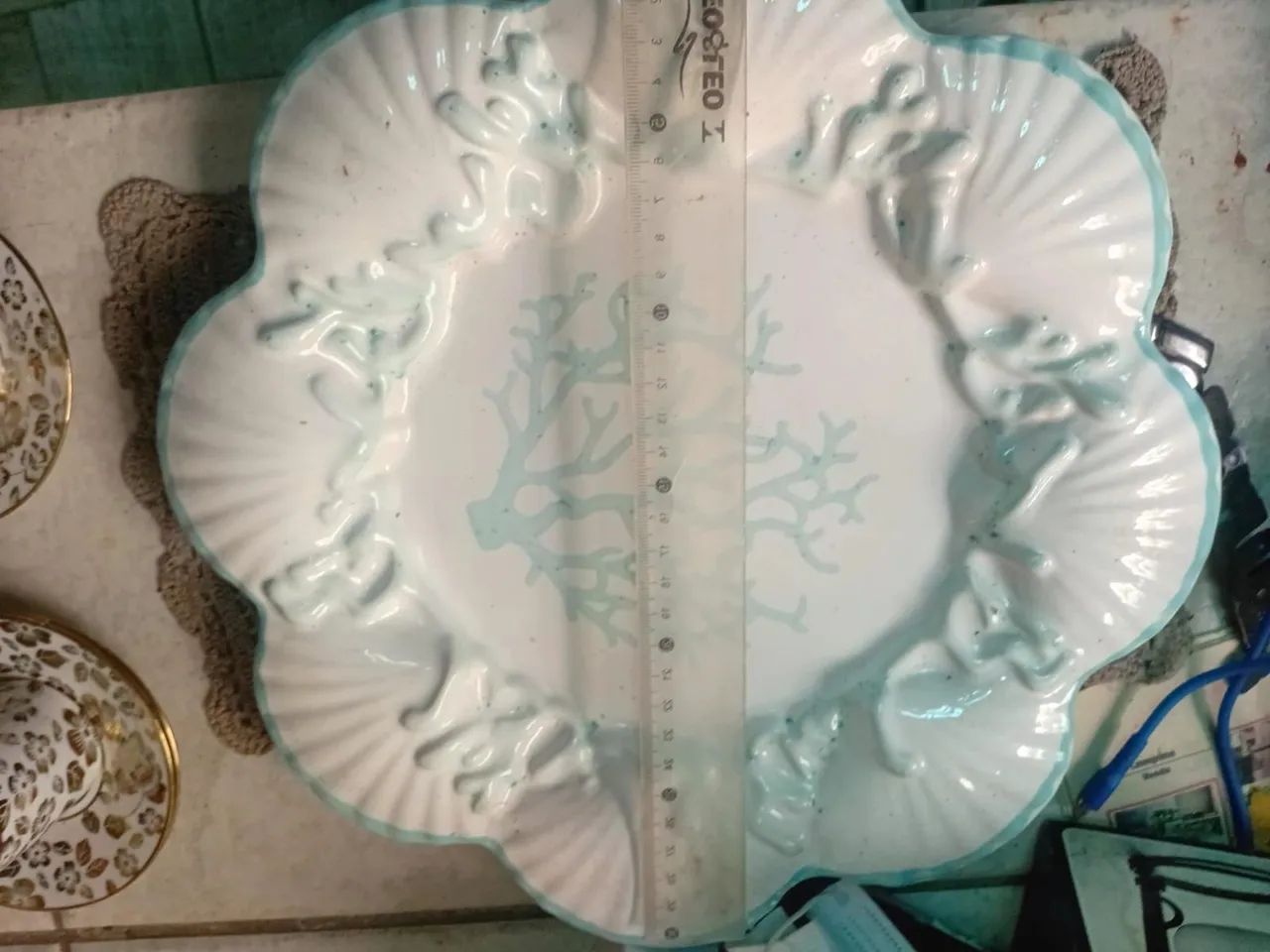 R$55 Par de Pratos Decorativos. - Foto 2