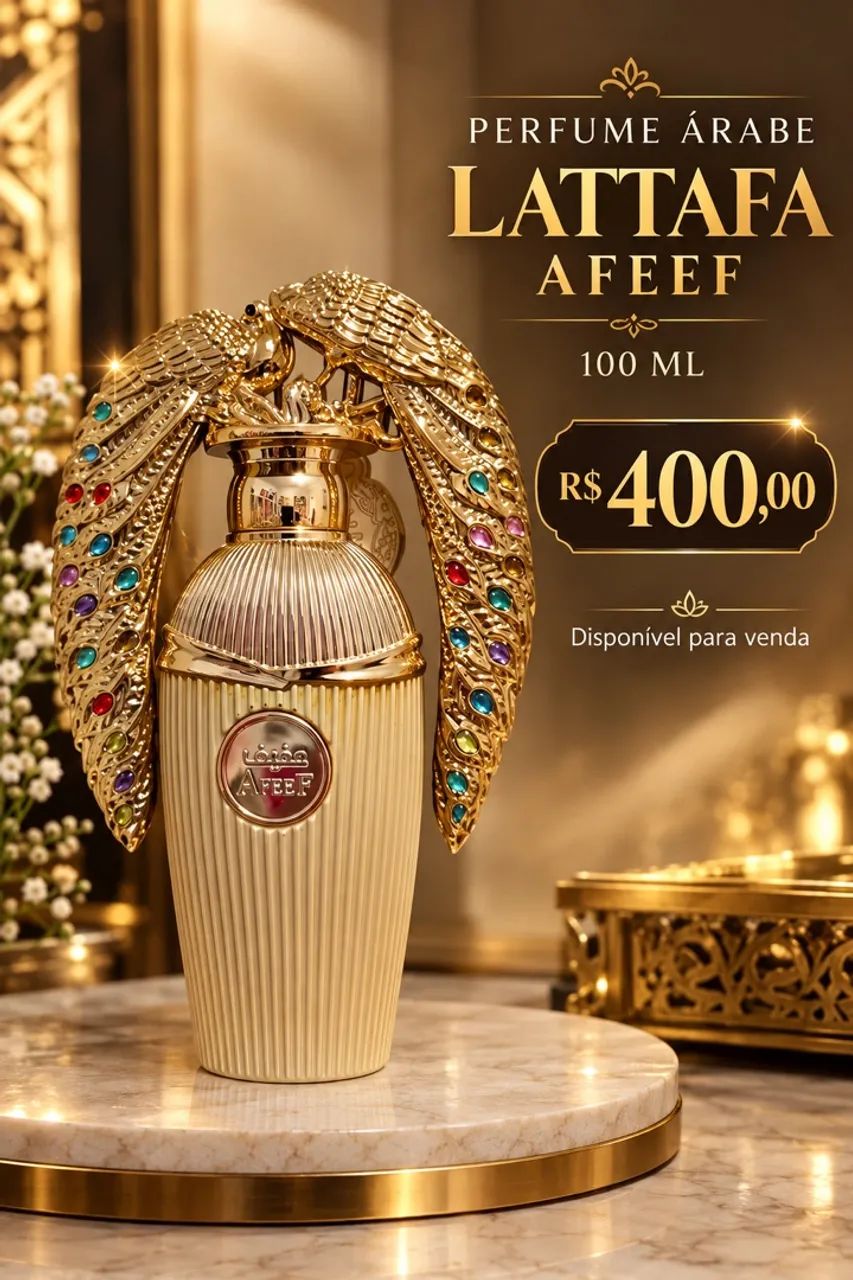 Perfume árabe Lattafa Afeef
