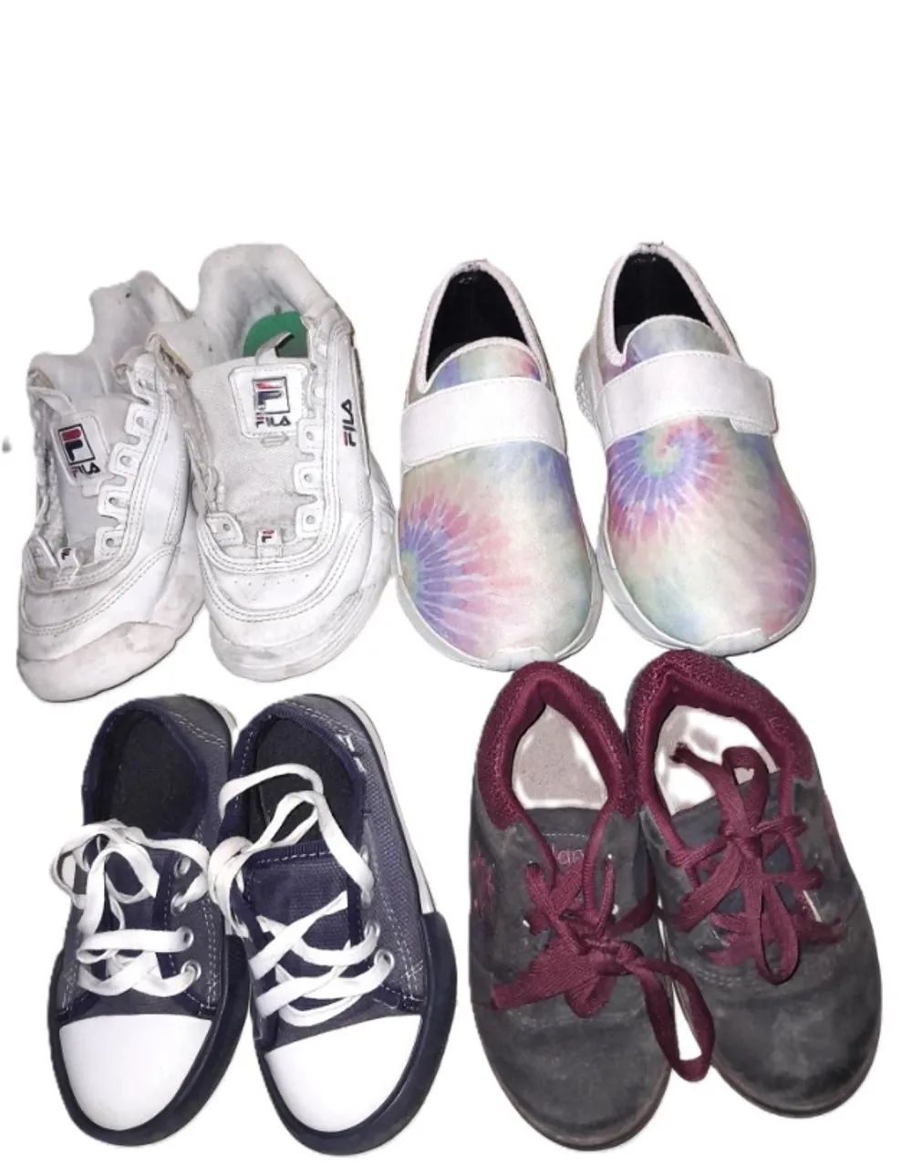Lote com 4 pares de tênis infantis - Foto 3