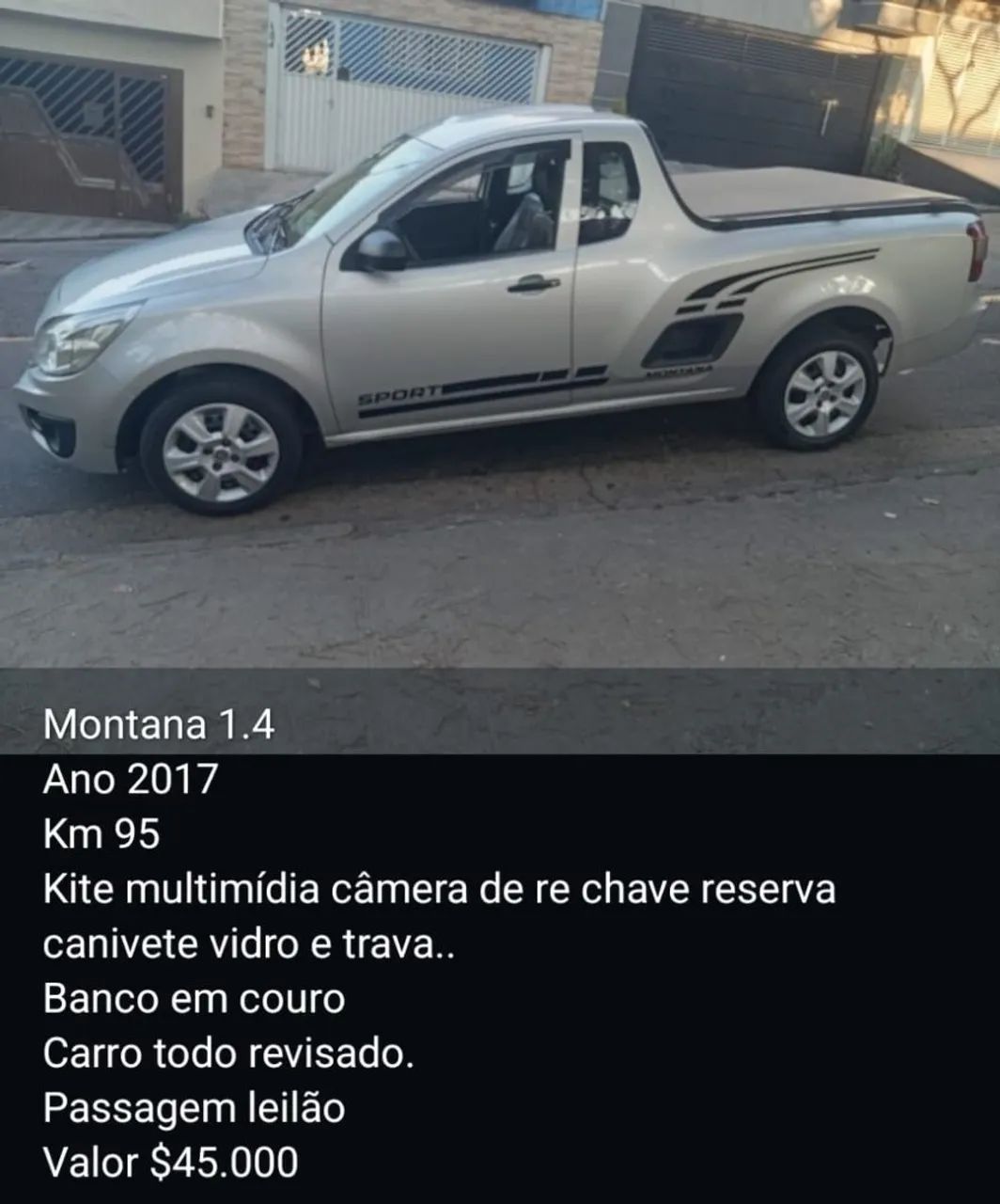 Chevrolet Montana MONTANA LS 1.4 ECONOFLEX 8V 2p 2017