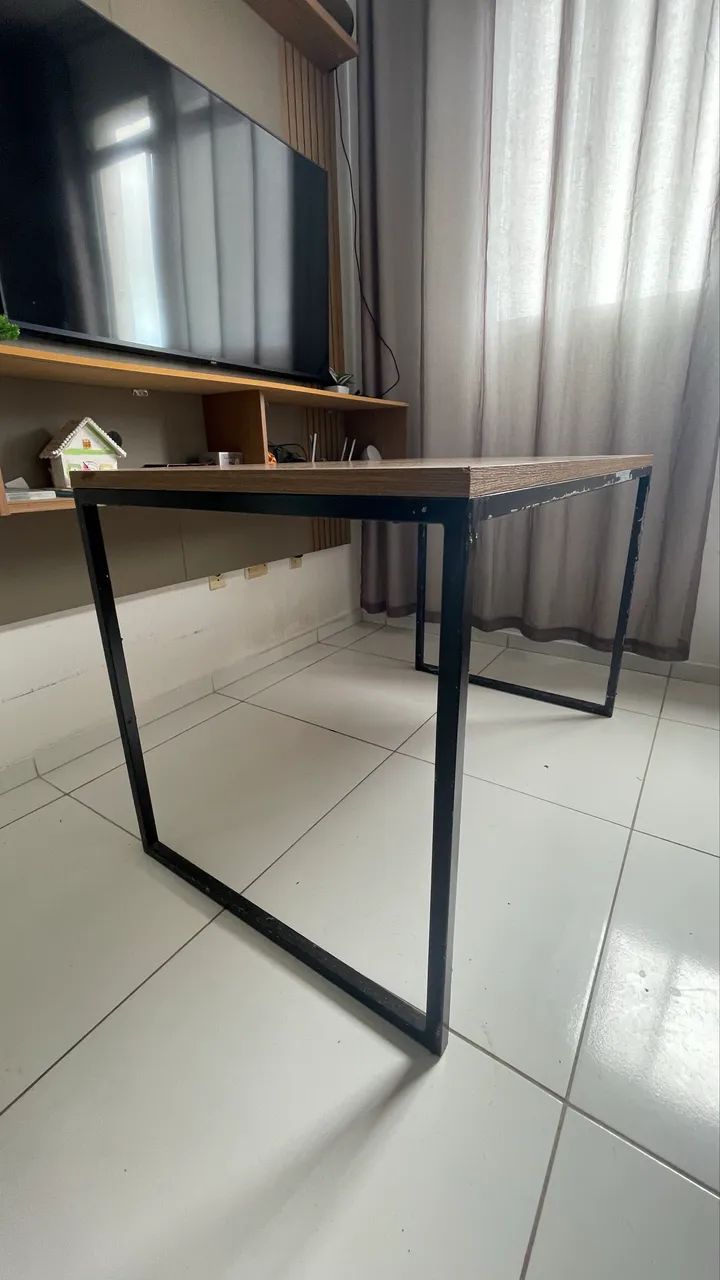Mesa Estilo Industrial - 1,20 x 0,55m - Foto 2