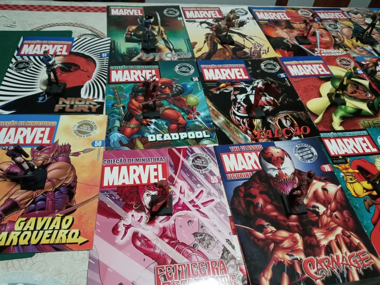 20 miniaturas diferentes de bonecos da coleção Marvel Eaglemoss - Foto 2