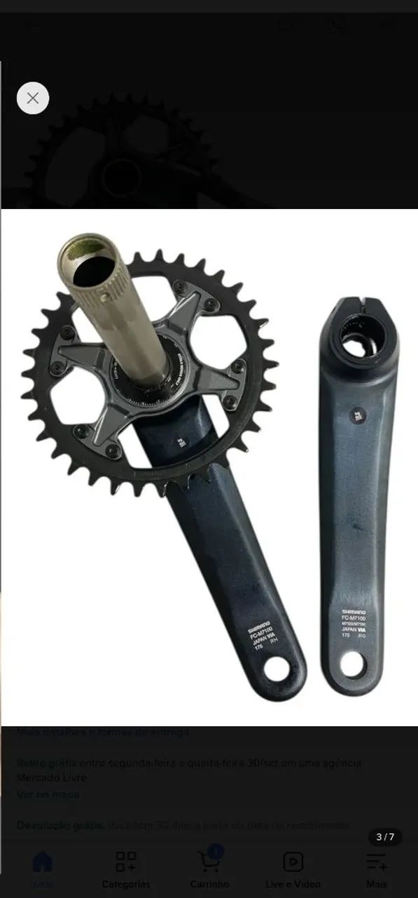 Pedivela SLX M7100, 32d (NOVO)!! - Foto 4