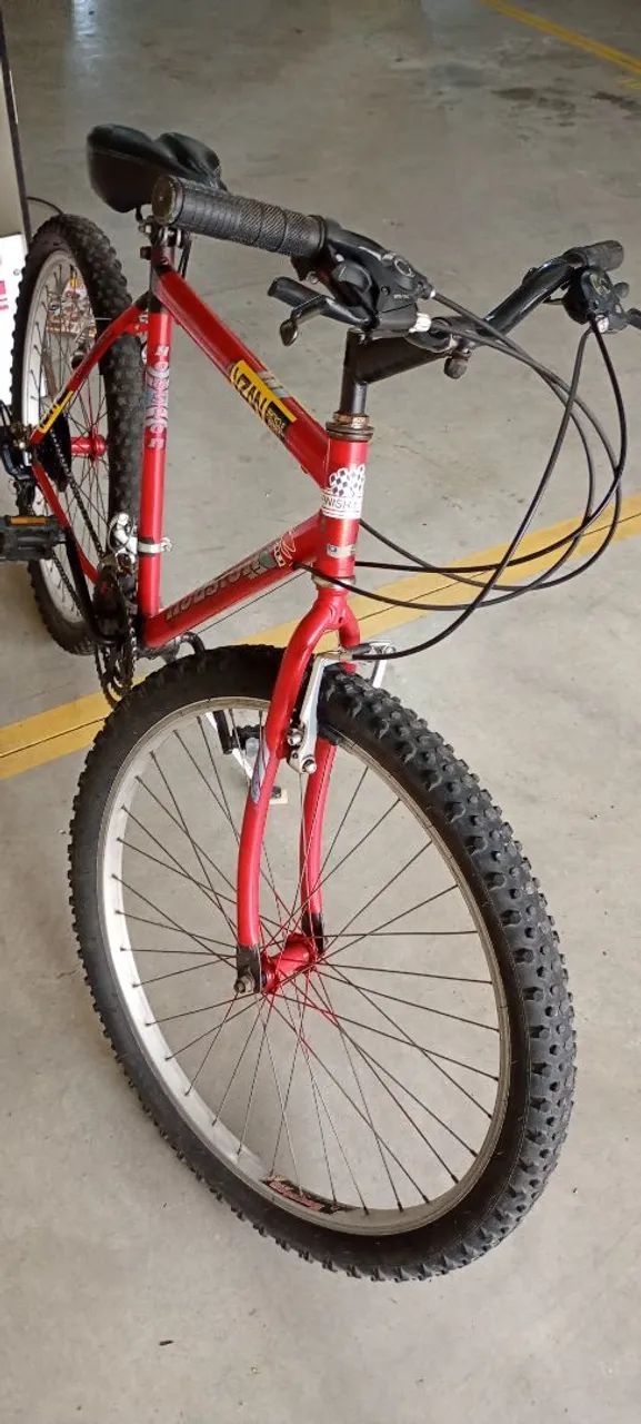 Bicicleta Houston aro 26 vermelha  - Foto 3